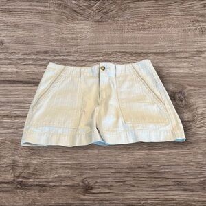 Frye Women’s Tan High Waist Heavy Cotton Shorts Size 29